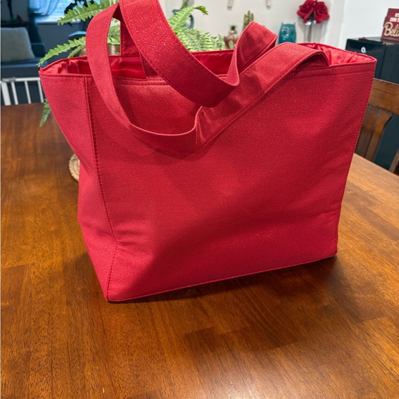 Coach Vibrant Red Handbag tote - Picture 2 of 4